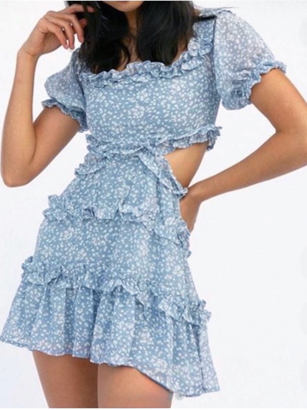 Sabo Skirt Ruffle Mini Dress